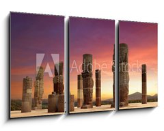 Obraz 3D tdln - 90 x 50 cm F_BS59083059 - Toltec Sculptures in Tula, Mexico