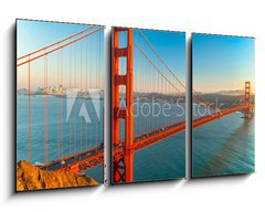 Obraz 3D tdln - 90 x 50 cm F_BS59741022 - Golden Gate, San Francisco, California, USA.