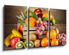 Obraz 3D tdln - 90 x 50 cm F_BS59973409 - fresh fruits