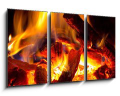 Obraz 3D tdln - 90 x 50 cm F_BS60068299 - flame of fire