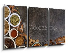 Obraz   Spices used in Cooking, 90 x 50 cm