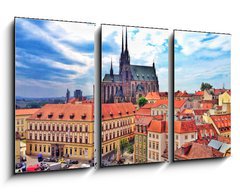 Obraz 3D tdln - 90 x 50 cm F_BS62275011 - Brno view 