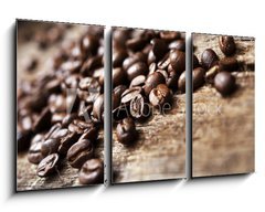 Obraz 3D tdln - 90 x 50 cm F_BS62551378 - Coffee on Wood