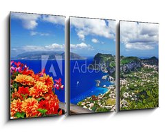 Obraz   beautiful Capri island  Italian travel series, 90 x 50 cm