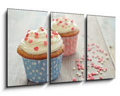 Obraz 3D tdln - 90 x 50 cm F_BS63080164 - Cupcakes - koky