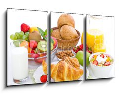 Obraz 3D tdln - 90 x 50 cm F_BS65198170 - Healthy breakfast on the table