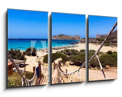 Obraz 3D tdln - 90 x 50 cm F_BS65475303 - Falasarna beach, Crete, Greece