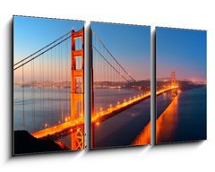 Obraz 3D tdln - 90 x 50 cm F_BS66480543 - Golden Gate Bridge