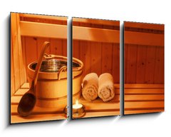 Obraz   Wellness und Spa in der Sauna, 90 x 50 cm