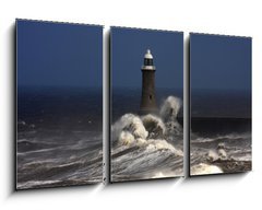 Obraz 3D tdln - 90 x 50 cm F_BS6871053 - Tynemouth Pier