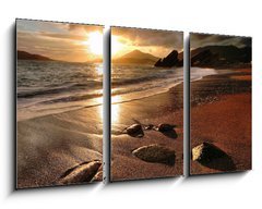 Obraz 3D tdln - 90 x 50 cm F_BS6906464 - Rafailovichi beach