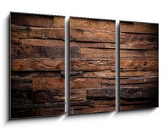 Obraz 3D tdln - 90 x 50 cm F_BS69424905 - design of dark wood background - design tmavho deva pozad