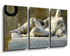 Obraz 3D tdln - 90 x 50 cm F_BS70462148 - King Eurotas, from the monument of Leonidas, Thermopylae. - King Eurotas, z pamtnku Leonidas, Thermopylae.