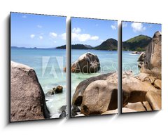 Obraz   beach in Seychelles islands, 90 x 50 cm