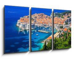 Obraz   A panoramic view of the walled city, Dubrovnik Croatia, 90 x 50 cm