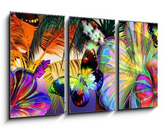 Obraz 3D tdln - 90 x 50 cm F_BS7162456 - sunset beach