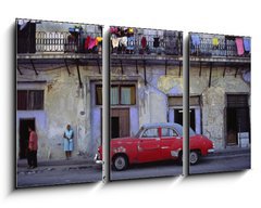 Obraz 3D tdln - 90 x 50 cm F_BS7313323 - street picture of habana