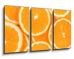 Obraz   background of orange slices, 90 x 50 cm