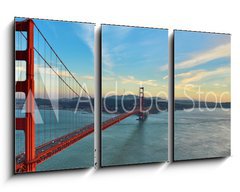 Obraz 3D tdln - 90 x 50 cm F_BS73939513 - Golden Gate Bridge