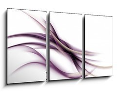 Obraz 3D tdln - 90 x 50 cm F_BS74921827 - abstrakcyjne fale