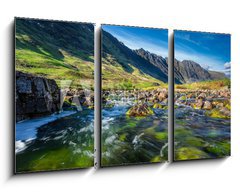 Obraz 3D tdln - 90 x 50 cm F_BS75053030 - Glencoe Mountain in Scotland