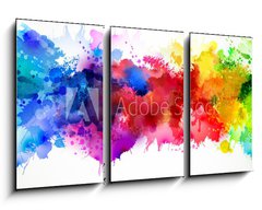 Obraz 3D tdln - 90 x 50 cm F_BS77524443 - Bright watercolor stains