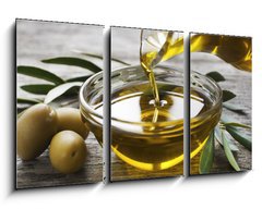 Obraz 3D tdln - 90 x 50 cm F_BS78245730 - Olive oil - Olivov olej