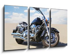 Obraz 3D tdln - 90 x 50 cm F_BS79719498 - motorcycle on asphalt