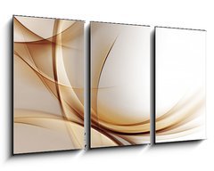 Obraz   Elegant Gold Waves, 90 x 50 cm