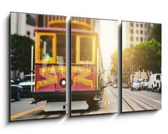 Obraz   San Francisco Cable Car in California Street, 90 x 50 cm