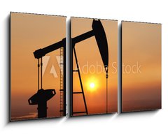 Obraz 3D tdln - 90 x 50 cm F_BS81441881 - Oil pump