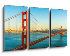 Obraz 3D tdln - 90 x 50 cm F_BS82991344 - Golden gate bridge, San Francisco, CA - Golden Gate Bridge, San Francisco, Kalifornie