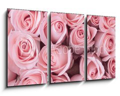 Obraz   pink rose flower bouquet vintage background, 90 x 50 cm