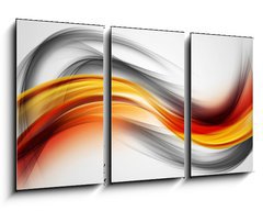 Obraz 3D tdln - 90 x 50 cm F_BS85136570 - Awesome Colorful Waves Abstract Background