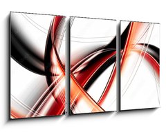 Obraz 3D tdln - 90 x 50 cm F_BS88798789 - abstract waves background