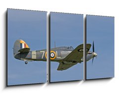 Obraz 3D tdln - 90 x 50 cm F_BS898753 - 1941 hawker sea hurricane in flight - 1941 hawker moe hurikn v letu