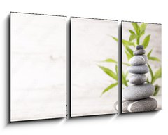 Obraz 3D tdln - 90 x 50 cm F_BS89978310 - Spa stones.