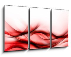 Obraz 3D tdln - 90 x 50 cm F_BS90110772 - Red Abstract