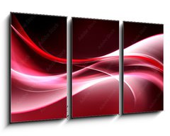 Obraz 3D tdln - 90 x 50 cm F_BS90112890 - Abstract Red Background Design