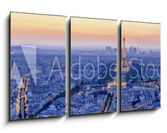 Obraz 3D tdln - 90 x 50 cm F_BS91441069 - The Eiffel tower is the most visited monument of France.