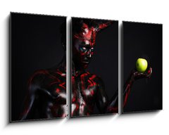 Obraz 3D tdln - 90 x 50 cm F_BS932337 - devil apple