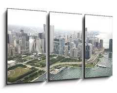 Obraz 3D tdln - 90 x 50 cm F_BS9395824 - Amazing photo of Chicago  s downtown area along Lake Shore Drive