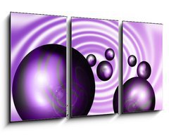 Obraz 3D tdln - 90 x 50 cm F_BS980152 - purple pearls - fialov perly