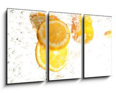 Obraz 3D tdln - 90 x 50 cm F_BS9806238 - spalsh lemon - spalsh citron