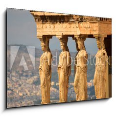 Obraz 1D - 100 x 70 cm F_E101275241 - Athena Temple in Athens,Greece, - Athena chrm v Atnch, ecko,