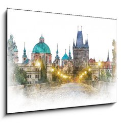 Obraz 1D - 100 x 70 cm F_E118221693 - Prague