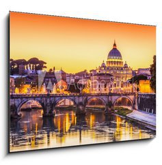 Obraz 1D - 100 x 70 cm F_E125722041 - Vatican City, Rome. Italy - Vatiknsk msto, m. Itlie