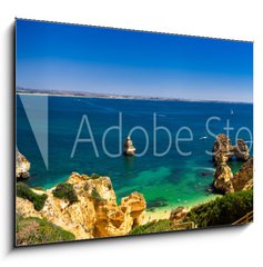 Sklenn obraz 1D - 100 x 70 cm F_E12999049 - Algarve, part of Portugal, travel target, verry nice - Algarve, st Portugalska, cestovn cl, vesel