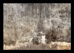Obraz 1D - 100 x 70 cm F_E138386039 - Dirty wall with broken cement plaster.