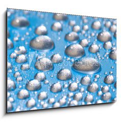 Sklenn obraz 1D - 100 x 70 cm F_E14808974 - metallic rain